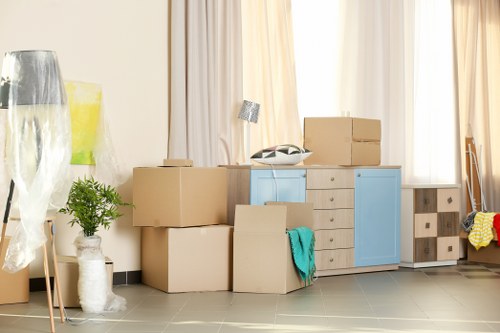 Storage unit concept for Bickley storage in a tidy, organized setting