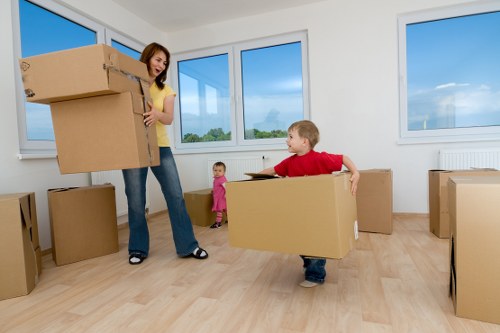 Furniture being loaded safely during local removals in Bickley